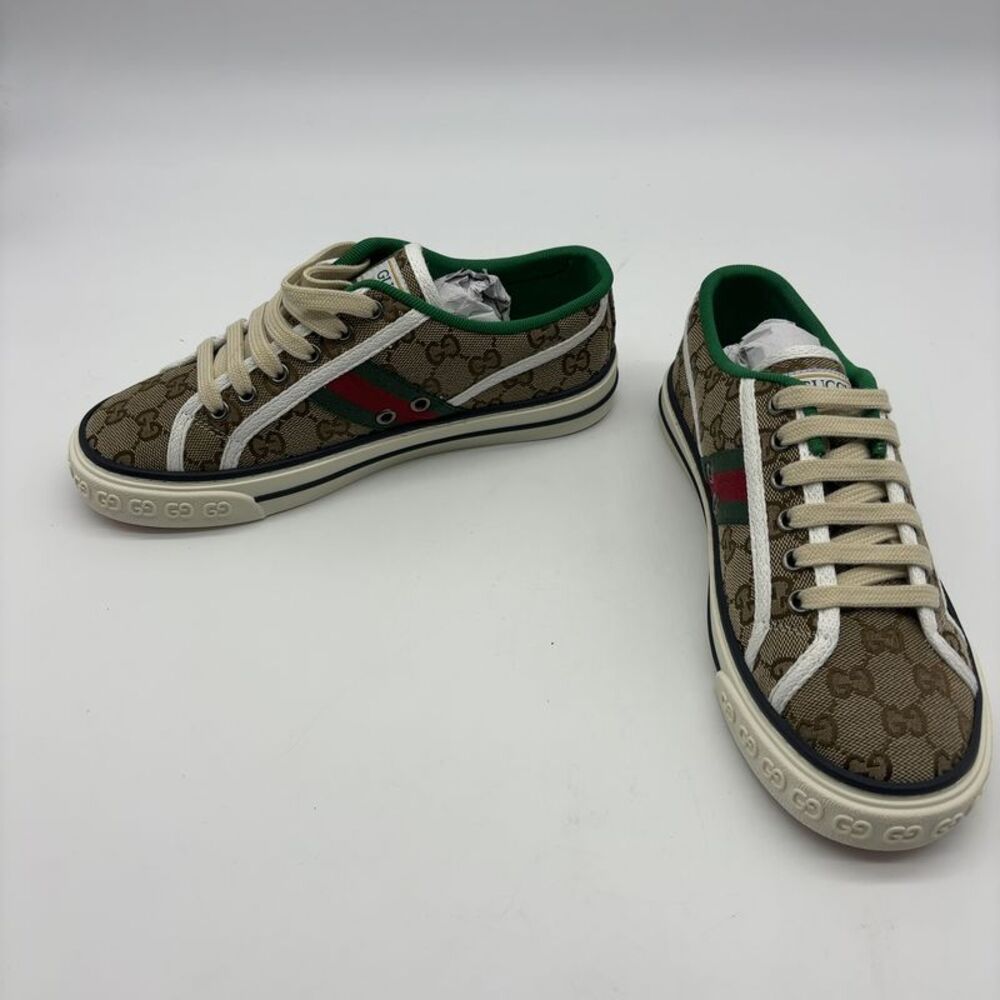 Gucci Brown and Green Sneakers - Picture 2 of 5